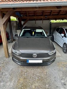 Überdachter Stellplatz