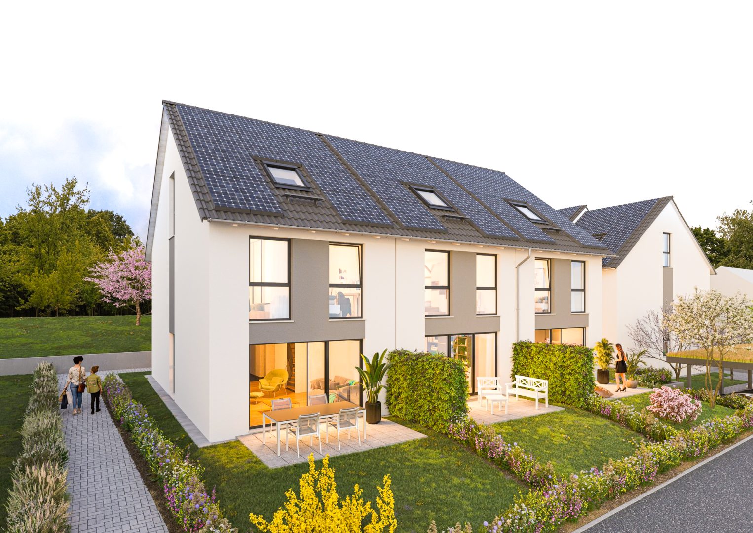 Hausansicht Gartenseite