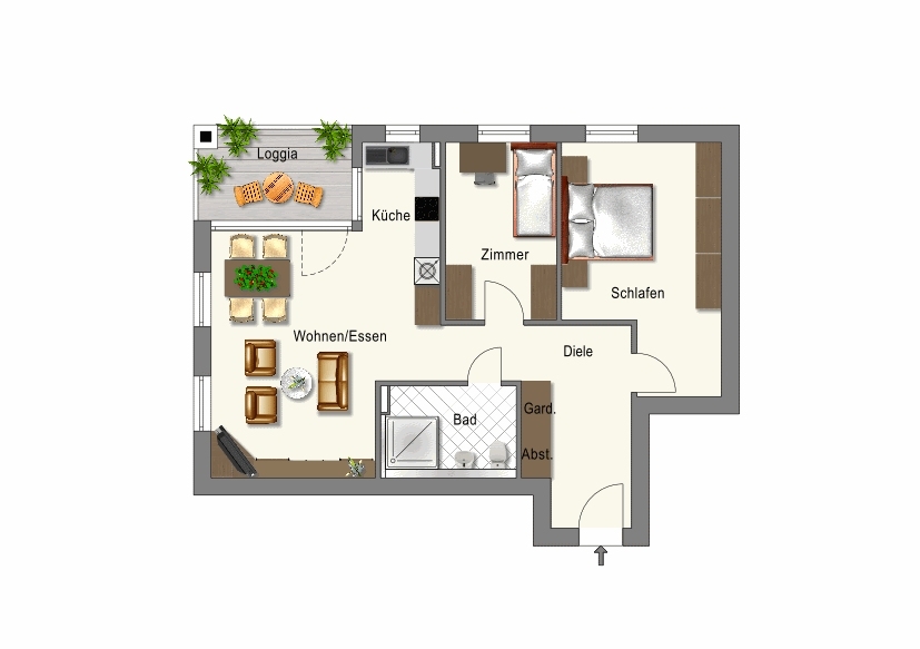 Wohnungsplan